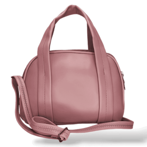 The Girls Bowknot Handbag Pink Shiny Purse Cute Leather Mini Shoulder Bag