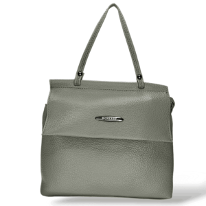 Slate Blue Leather Half Flip Sling Bag
